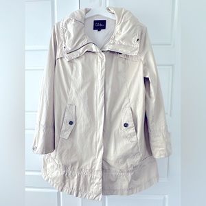 Cole Haan A-line raincoat